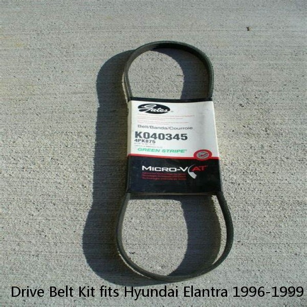 Drive Belt Kit fits Hyundai Elantra 1996-1999 3 piece set Alternator-AC-Steering #1 image